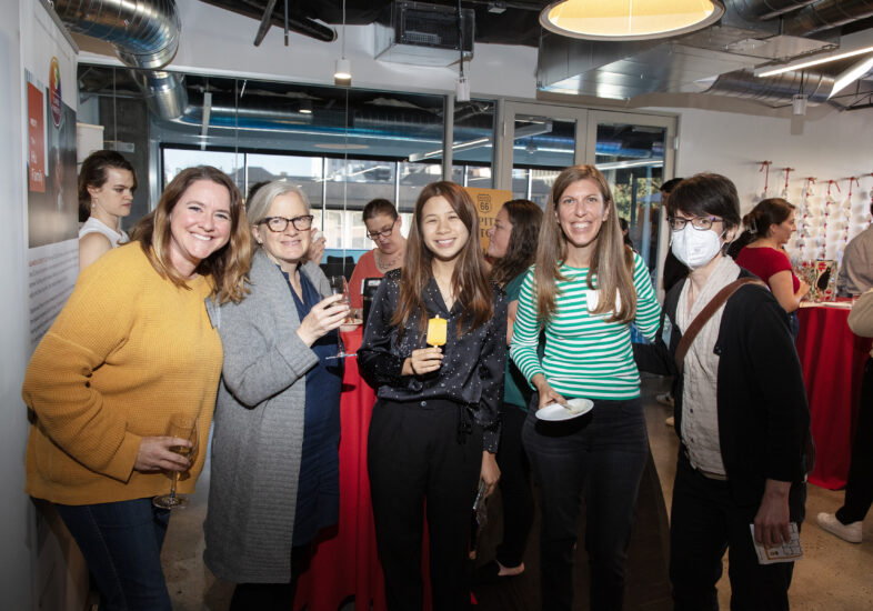 Group of foundation employees posing together