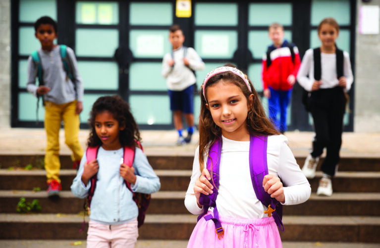 Children at school